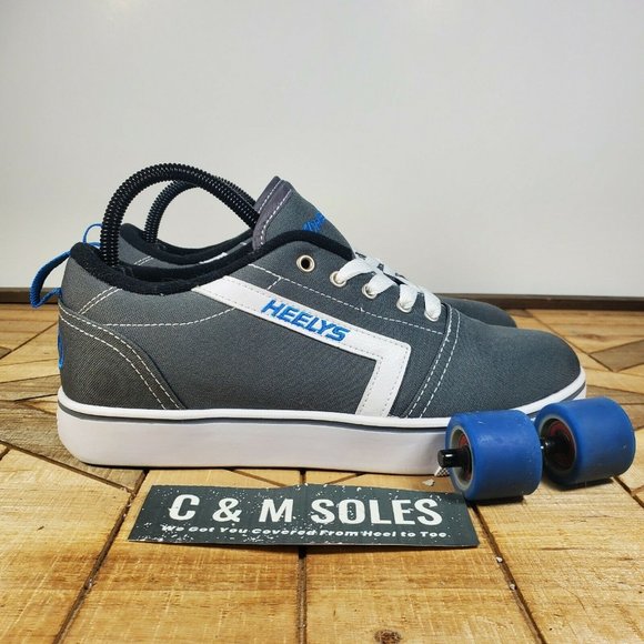 Heelys Other - Heelys GR8 Pro Grey Blue Wheeled Shoes Skate